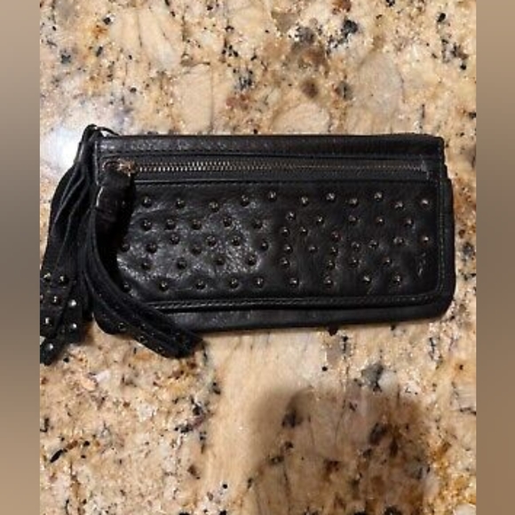 Frye Handbags - Frye black studded wallet